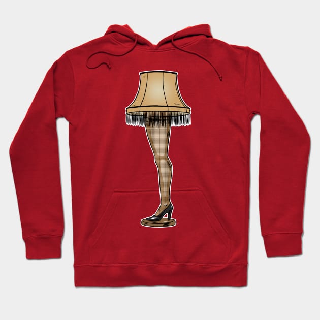 Leg Lamp Hoodie by Black Snow Comics